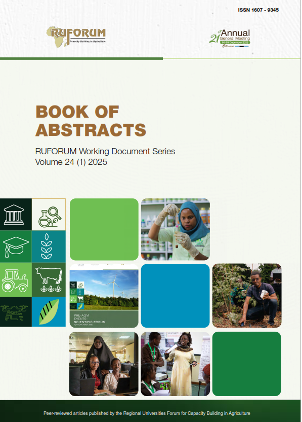 Book of Abstracts 2025 — RUFORUM Scientific Conference